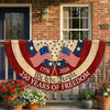 We The People 250 Years Of Freedom 1776-2026 Non-Pleated Fan Flag TH10 169977