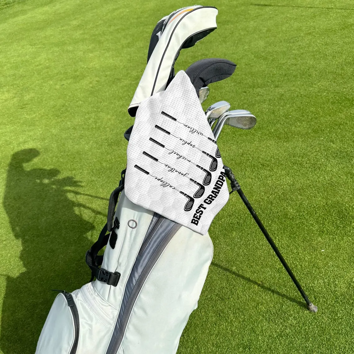 Custom Name Best Dad By Par Golf Towel For Golf Dad TH10 169981