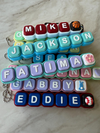 Personalized Custom Name Keycaps Clicker Keychain TH10 170485