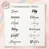 Personalized Custom Name Gingham Makeup Bag, Ruffled Cosmetic Pouch, Bridesmaid Gift TH10 170433
