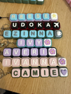 Personalized Custom Name Keycaps Clicker Keychain TH10 170485