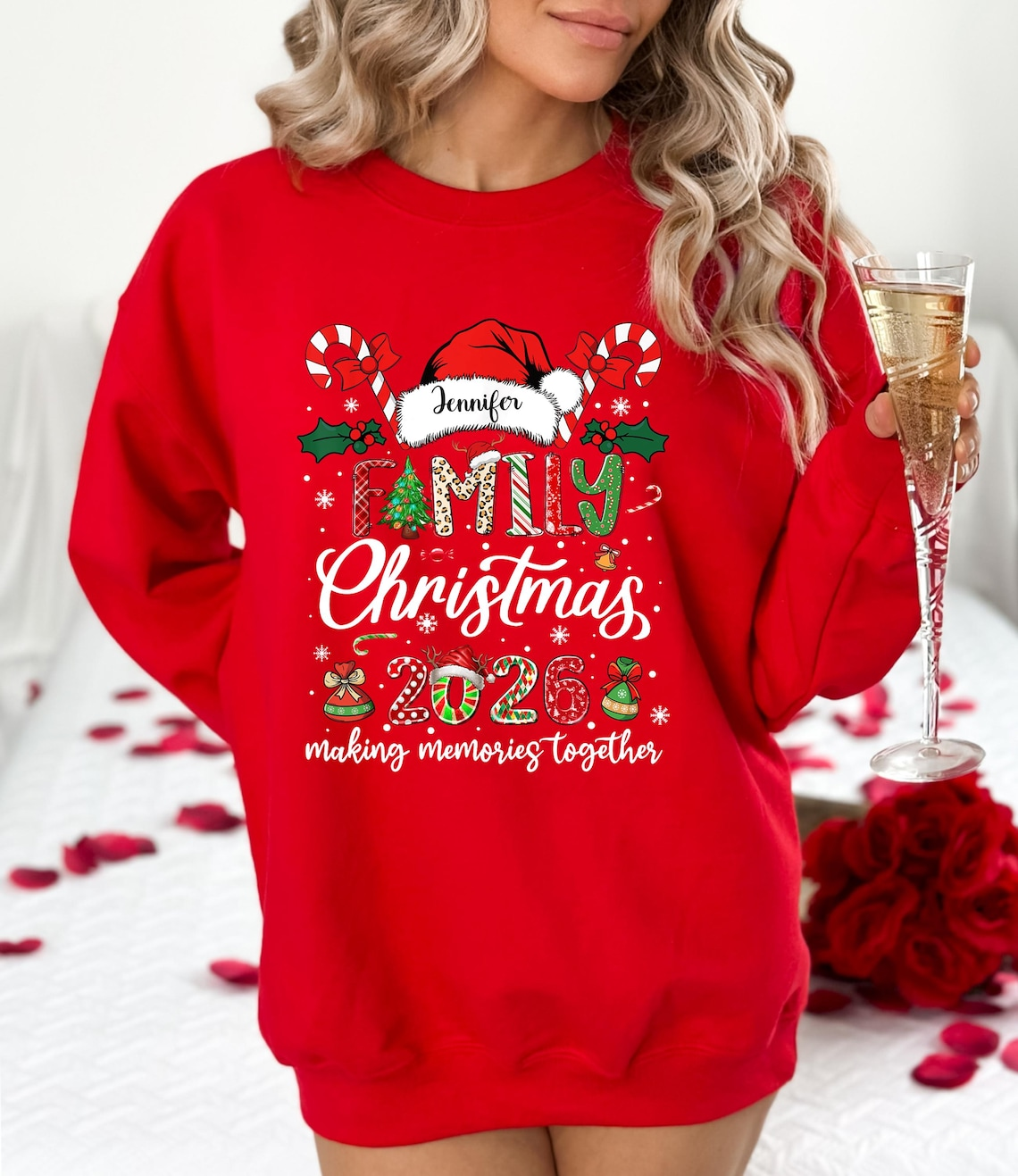 Personalized Family Christmas Shirt, Making Memories Together Matching Holiday Outfit TH10 171555