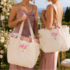 Custom Embroidered Bridesmaid Tote Bag, Wedding Gift for Bridesmaids, Bridal Party Tote TH10 170583