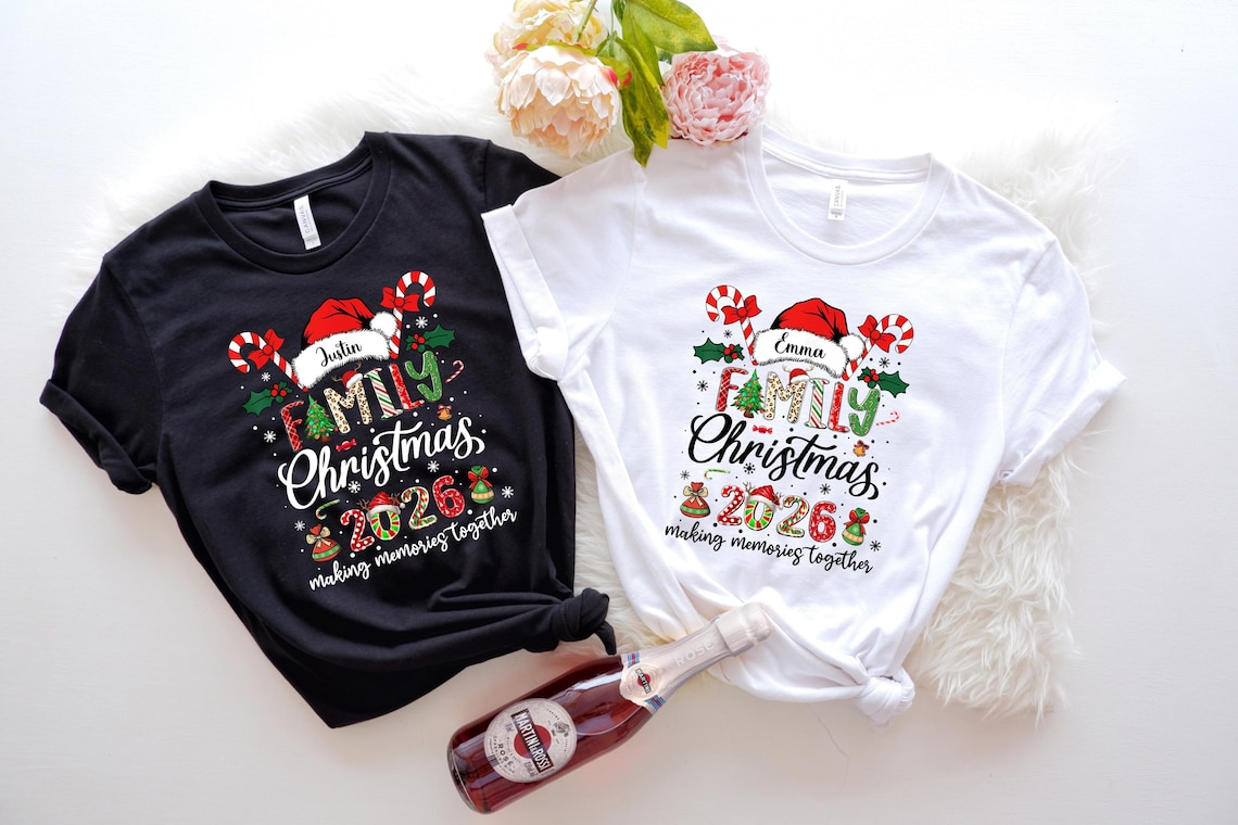 Personalized Family Christmas Shirt, Making Memories Together Matching Holiday Outfit TH10 171555