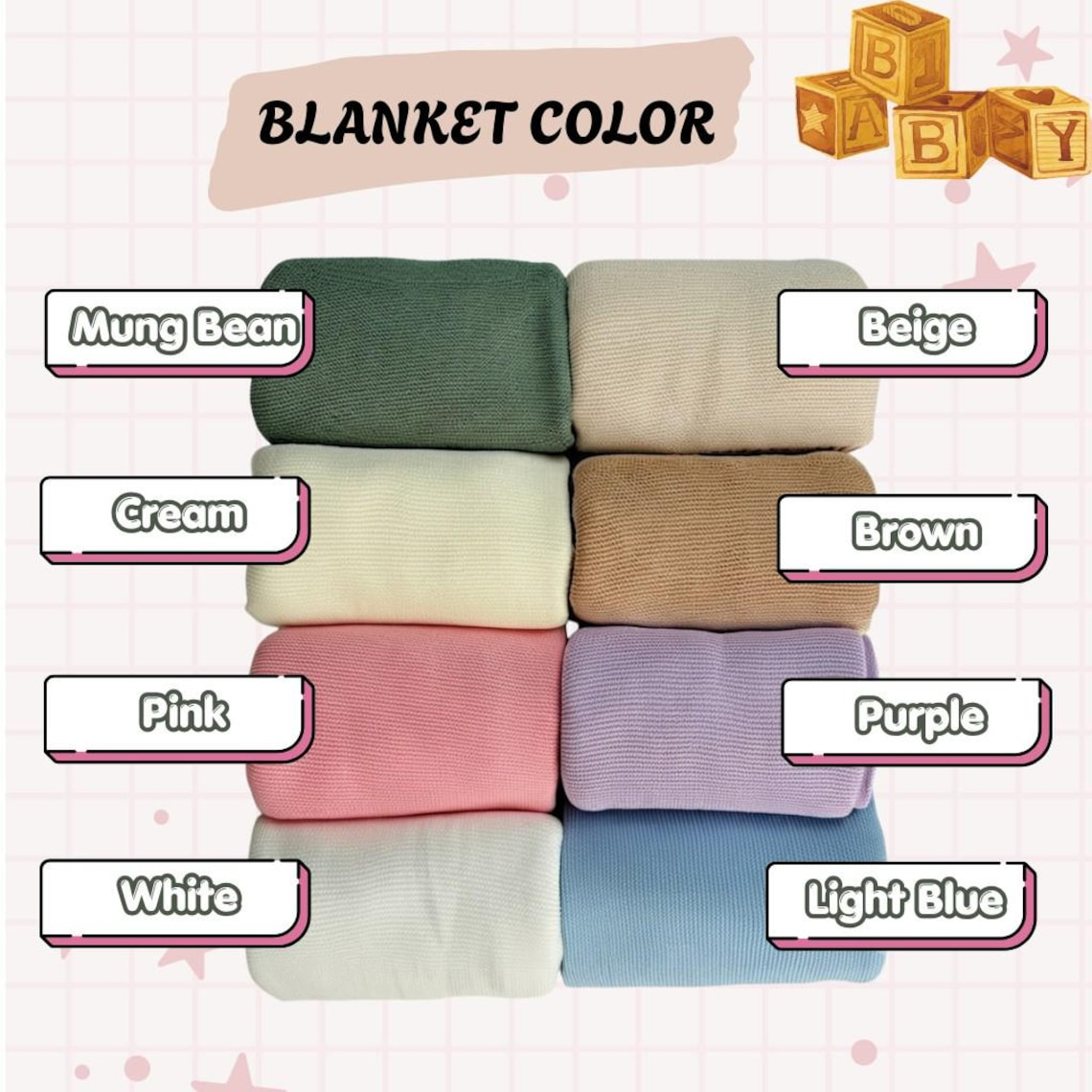 Custom Name Floral Butterfly Baby Embroidered Blanket TH10 171077