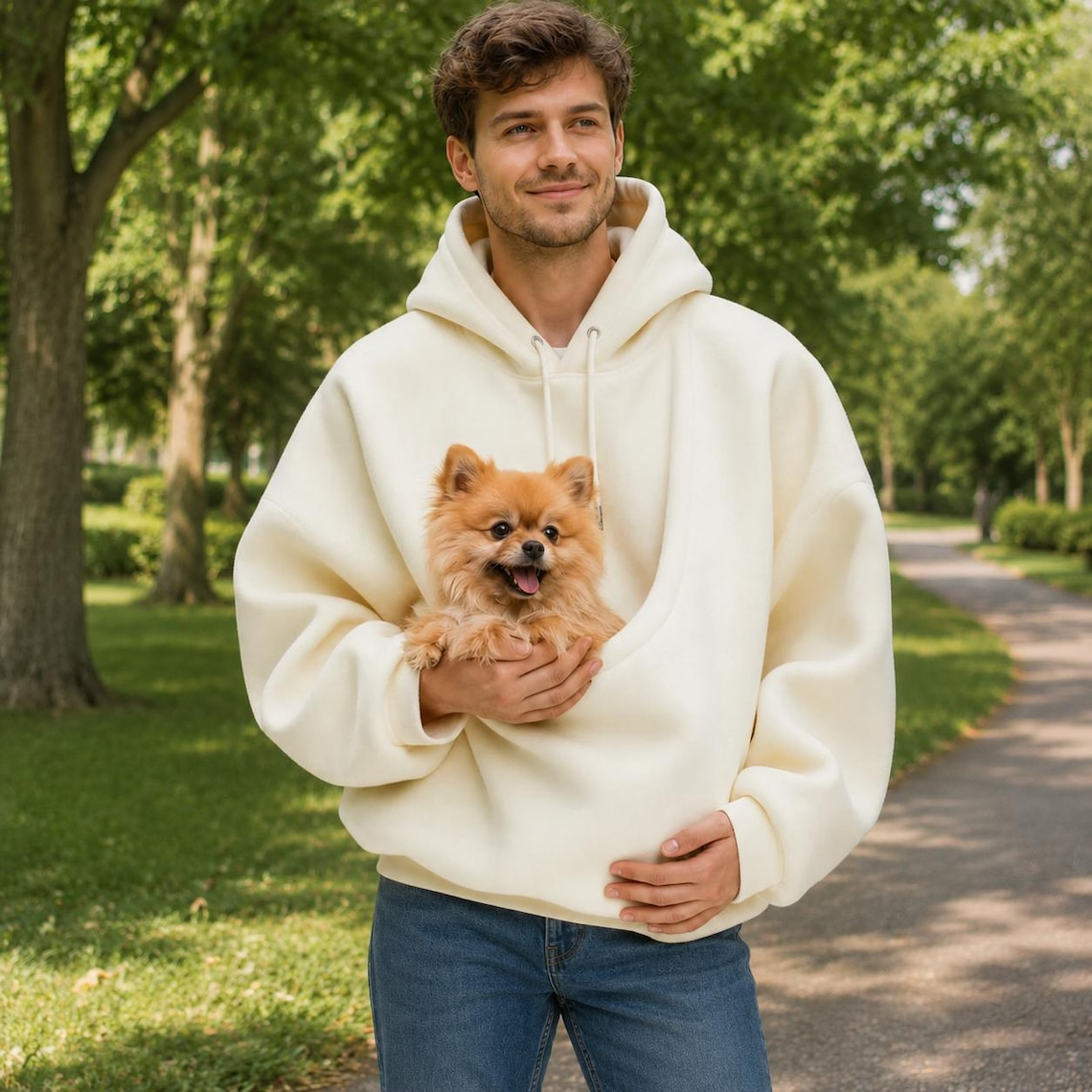 Hands-Free Pet Carrier Hoodie For Pet Parent TH10 171125