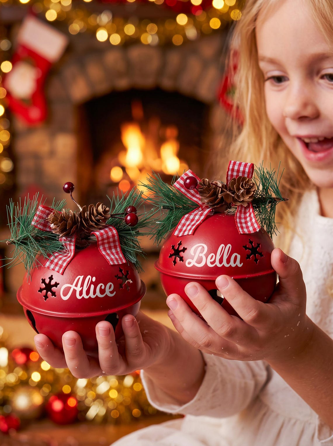 Personalized Custom Name Jingle Bell Christmas Ornament For Family TH10 171087