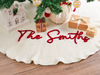 Custom Family Name Christmas Embroidered Tree Skirt TH10 170931