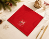 Personalized Custom Name Reusable Cotton Napkin For Christmas TH10 171207