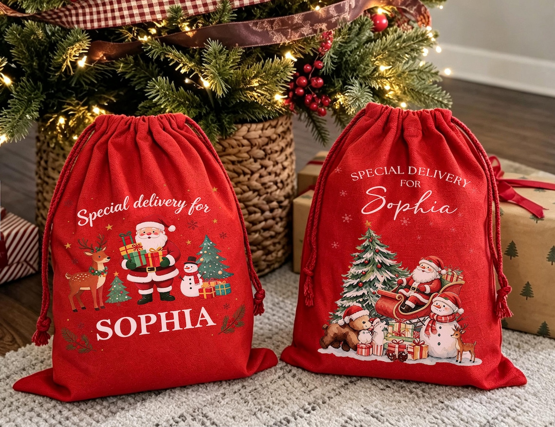 Custom Name Special Delivery For Your Kid Christmas Sacks TH10 171459