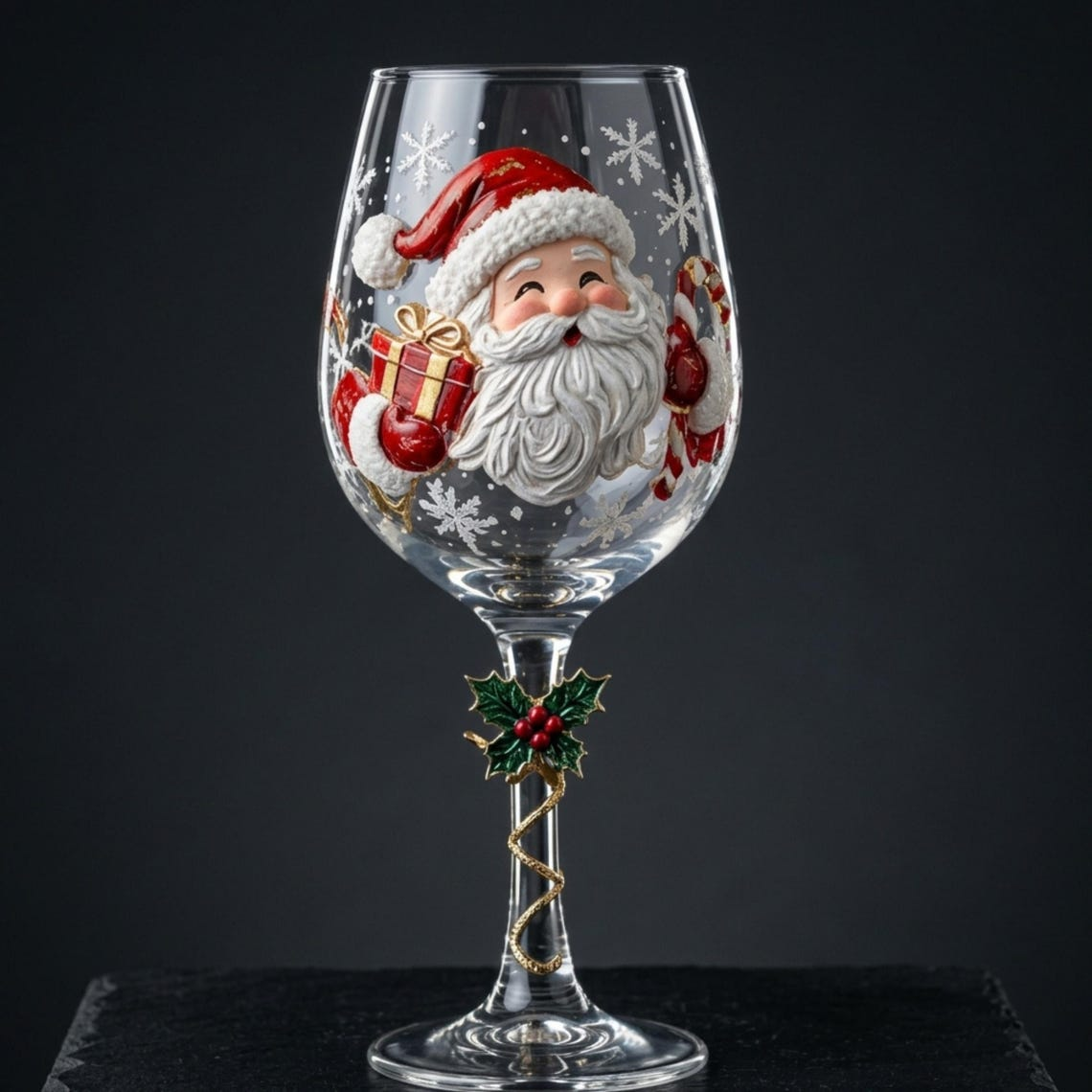 Christmas Wine Glasses Set Gift For Christmas Day TH10 171097