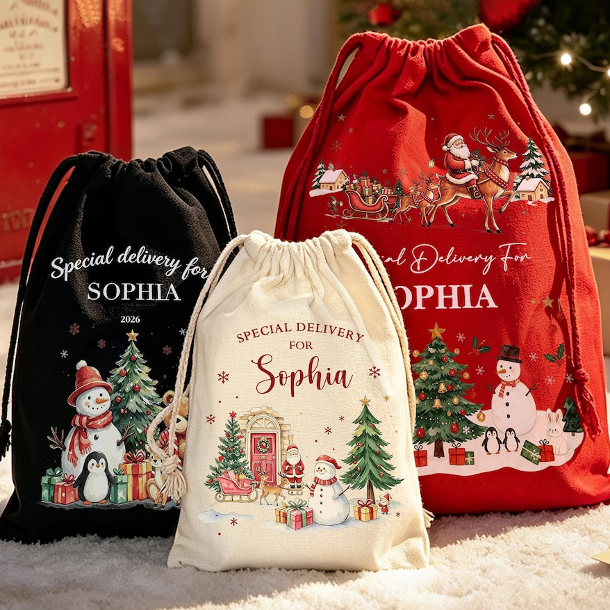 Custom Name Special Delivery For Your Kid Christmas Sacks TH10 171459