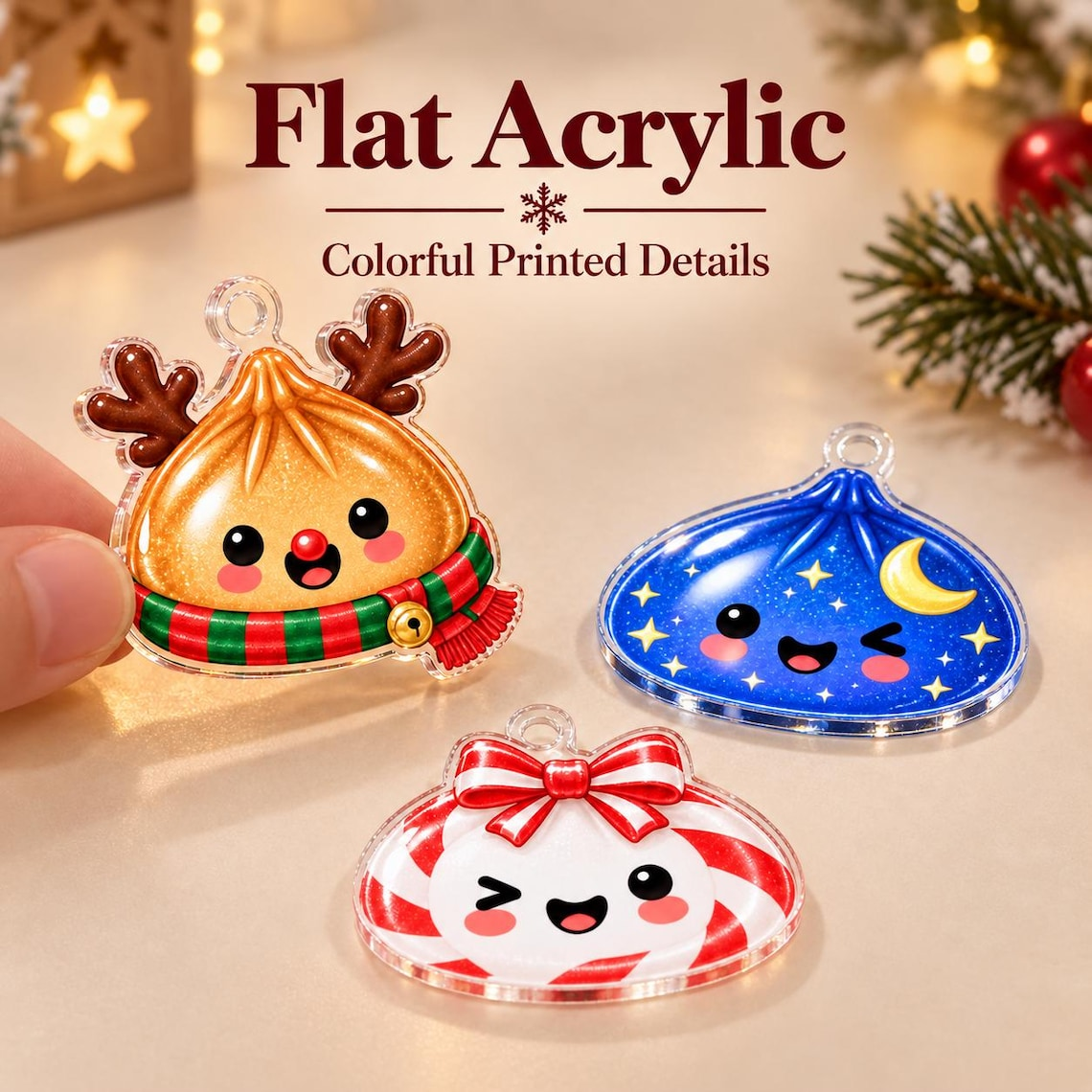 24 Day Dumpling Countdown Ornament Advent Calendar TH10 171319