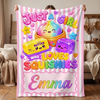 Custom Name Just A Girl Who Loves Squishies Blanket TH10 171585
