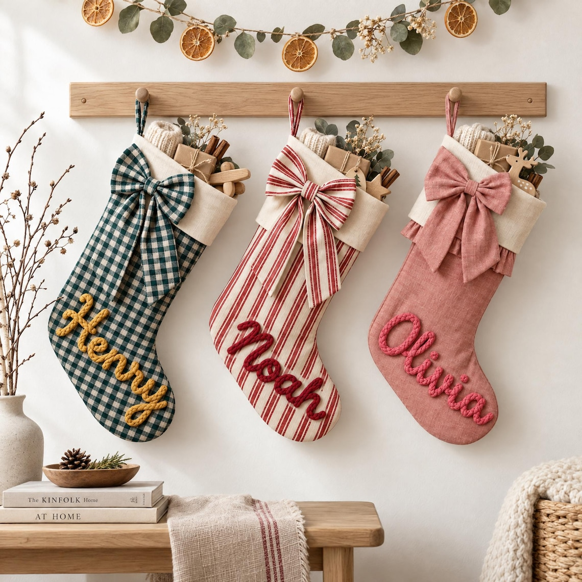 Personalized Custom Yarn Name Christmas Stocking TH10 171559