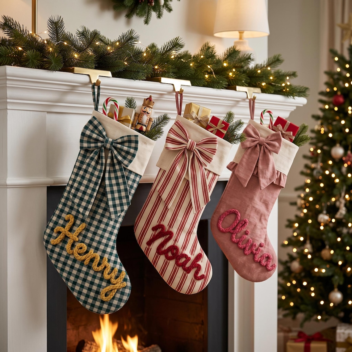 Personalized Custom Yarn Name Christmas Stocking TH10 171559