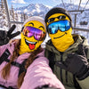 Funny Grinning Face Ski Mask, Yellow Novelty Balaclava Winter Gift LM32 670331