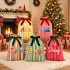 Custom Name Striped Christmas Sacks For Kid TH10 171615