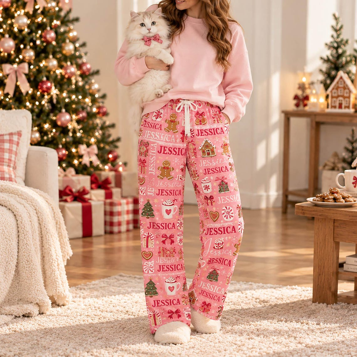 Custom Name Christmas Pajama Pants TH10 171417