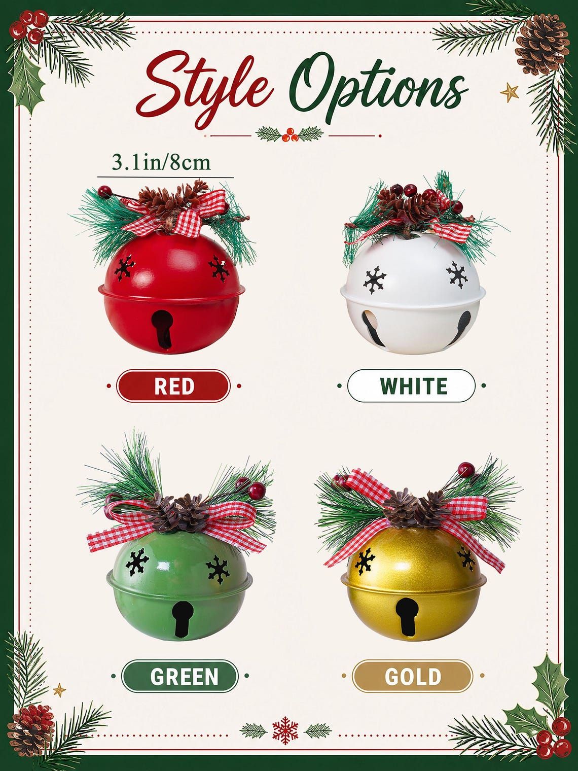 Personalized Custom Name Jingle Bell Christmas Ornament For Family TH10 171087
