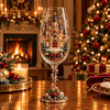 Holiday Wine Glasses Set Gift For Christmas TH10 171385