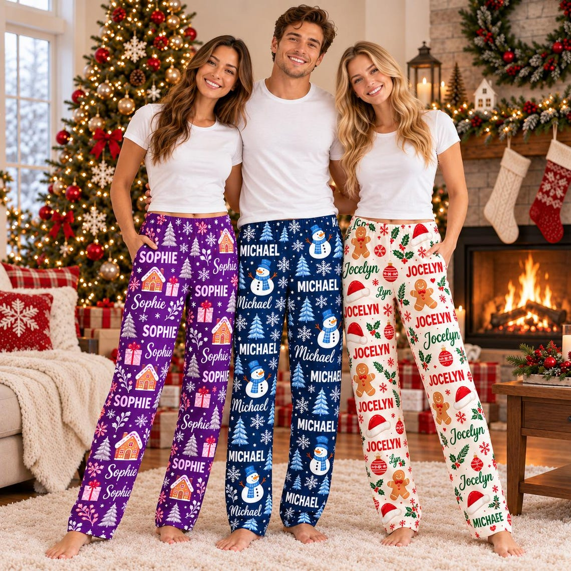 Personalized Christmas Matching Pants For Family TH10 171563