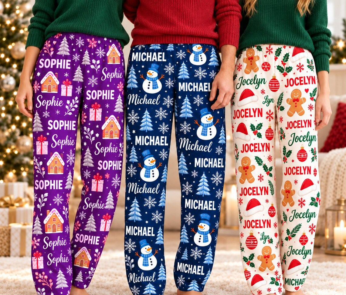 Personalized Christmas Matching Pants For Family TH10 171563