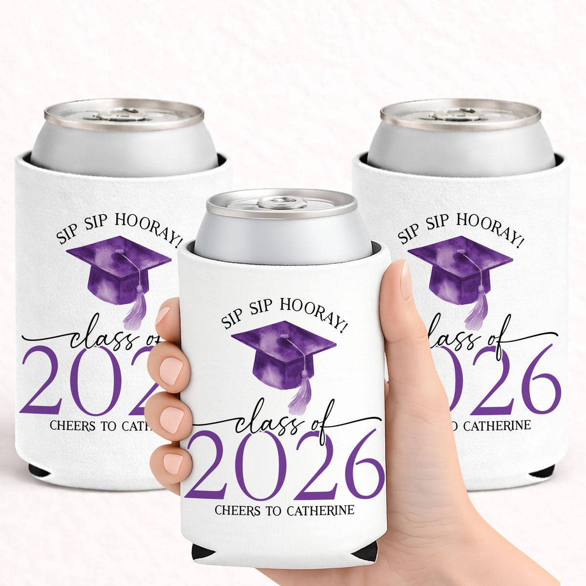 Personalized Graduation Party Favors - Class of 2026 Can Coolers, College Graduation Party Decor HA75 921164