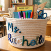 Personalized Teacher Appreciation Gift, Custom Teacher Basket, End of Year Teacher Gift HA75 921254