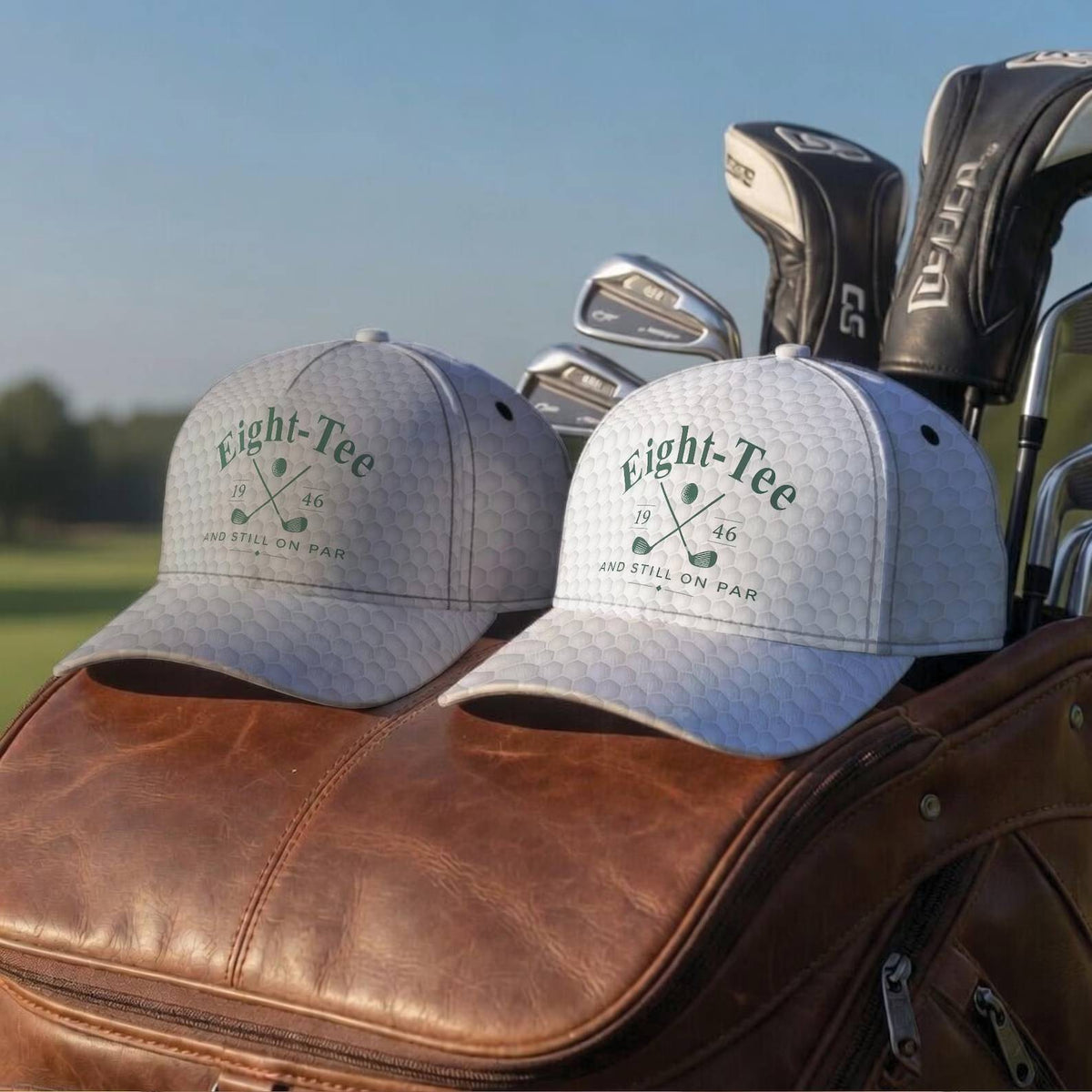Personalized Six Sevent Eight Tee And Still On Par Golf Classic Cap - Birthday Gift For Men, Grandpa Dad Golfing, Funny Golfer Present HO82 902358