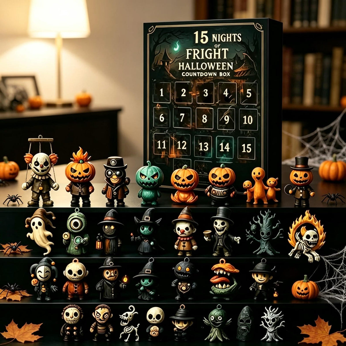 31-Day Halloween Advent Calendar, Spooky Countdown Box, Halloween Gift HA75 919450