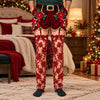 Personalized Fake Underwear Plaid Illusion Lounge Bottoms Funny Christmas Lounge Pants Gag Gift HA75 57030