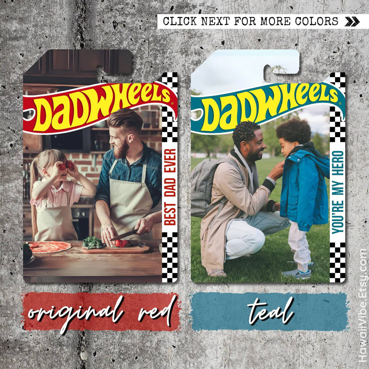 Personalized Hot Wheels Packaging for Dad, Father's Day Custom Collector Gift HO82 902564