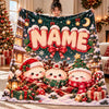 Custom Name Christmas Squishy Dumpling Blanket for Kids, Dumpling Lover Gift HO82 904240