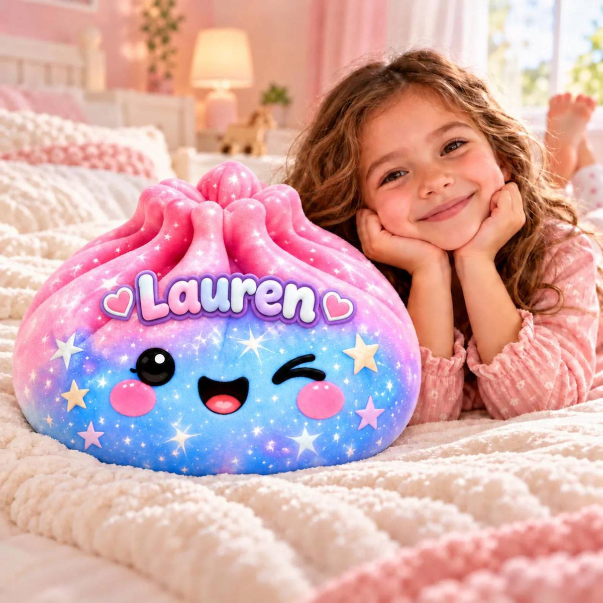 Personalized Name Dumpling Shaped Pillow - Squishy Toy for Kids HO82 904250