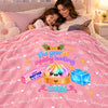 Personalized Name Kawaii Squishy Dumpling Blanket for Kids, Dumpling Lover Gift,Squishy Lover HO82 904236