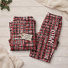 Personalized Name Pajamas Pants - Christmas Gift for Family, Cozy Family Holiday Loungewear HO82 904142
