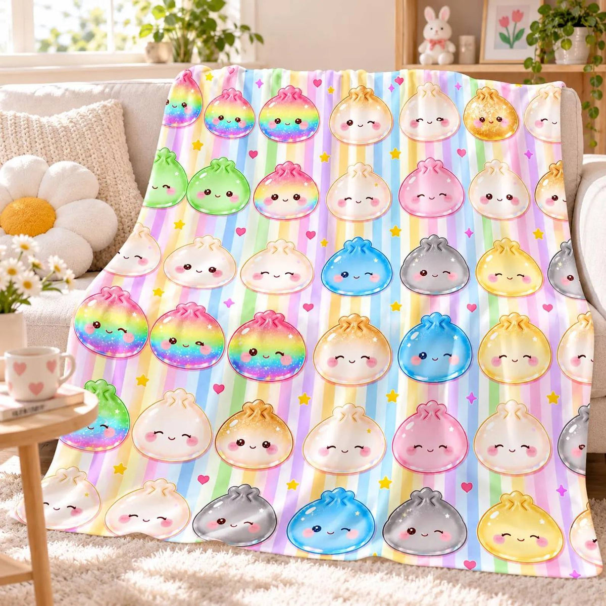 Personalized  Dumpling Blanket for Kids, Dumpling Lover Gift HO82 904244