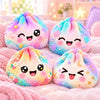 Custom Name Christmas Dumpling Shaped Pillow - Cute Pastel Plush Pillow HO82 904254