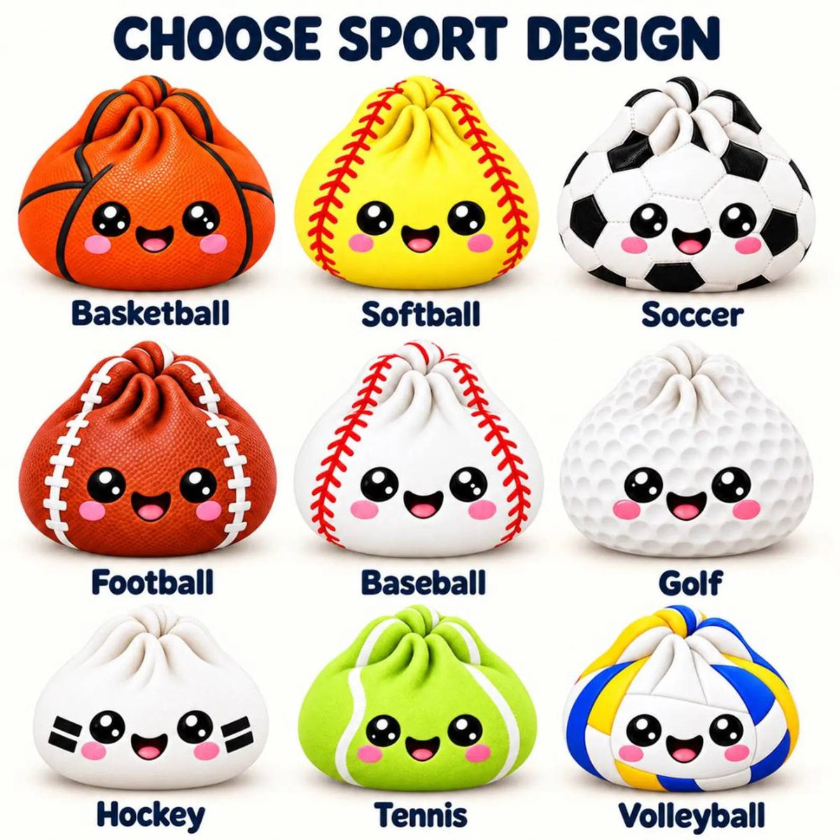 Personalized Sports Dumpling Shaped Pillow - Personalized Sports Dumpling HO82 904256