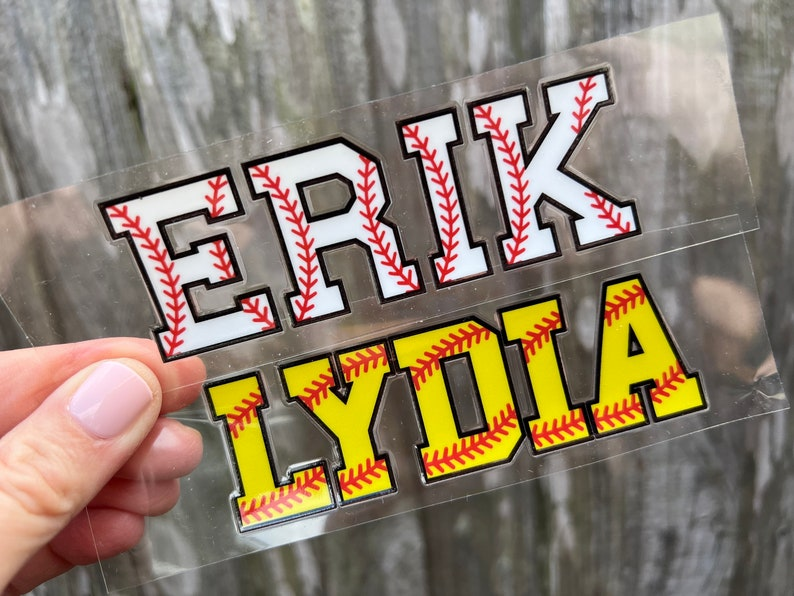 Personalized Little League Tball Name Ice Cream Drip Softball Baseball Drip Sticker TH10 169207