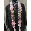 Satin Ribbon Graduation Lei with Flowers, Braided Ribbo, Gift For Graduates TH10 169101