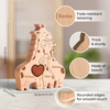Personalized Giraffe Family Puzzle, Mothers Day Gift, Family Gift TH10 169151