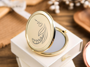 Makeup Mirror Set Engraved Pocket Mirror, Valentine Gift For Her TH10 898505