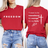 I Want To Be Remembered For Courage For My Faith Shirt, Justice For Kirk TH10 64585