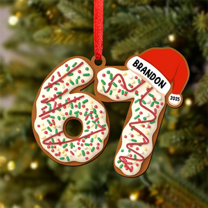 Personalized Name Six Seven Christmas Ornament Gift TH10 896819