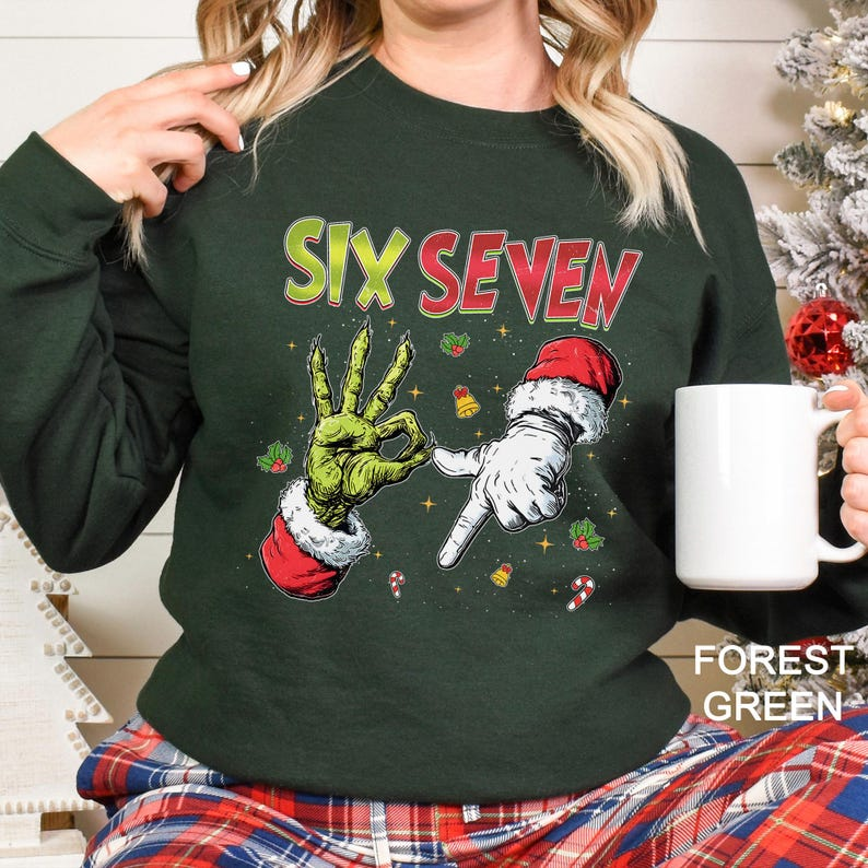 Six Seven Grinch Santa Christmas TH10 896805