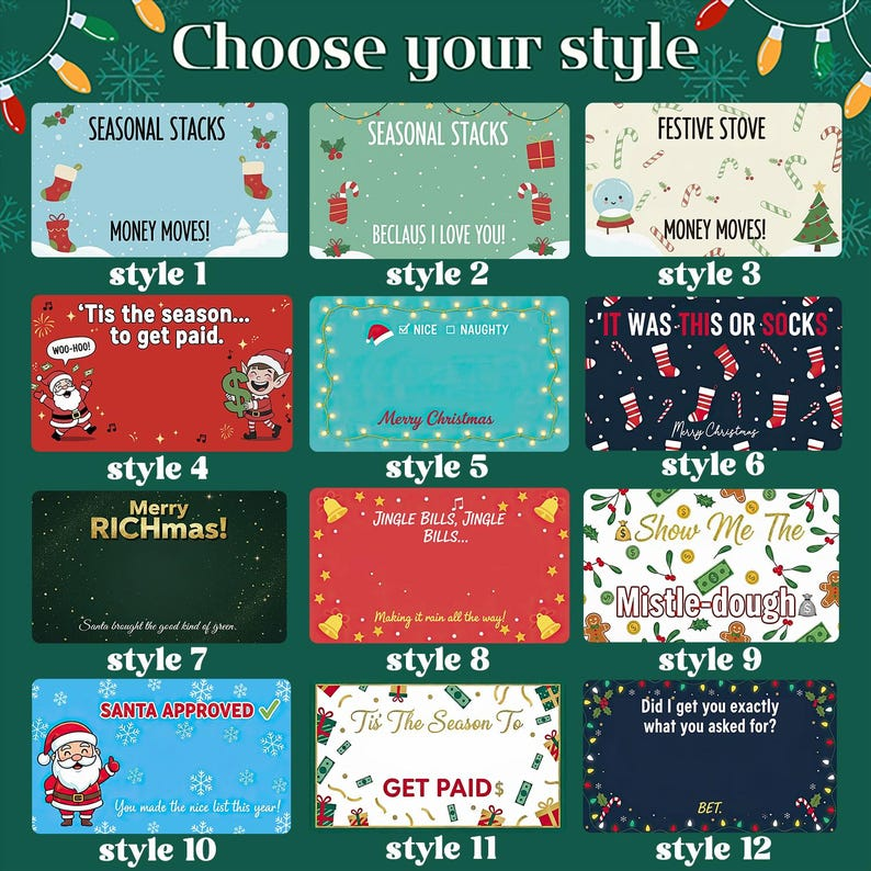 Personalized Cute And Funny Money Holder Card TH10 898015