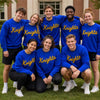 Custom Fuzzy Letter Embroidered Sweatshirt, Varsity Style Sweatshirt HO82 904290
