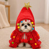 Personalized Pet Christmas Cape, Dog Holiday Cape, Embroidered Pet Name Cloak, Christmas Dog Outfit, Dog Mom Gift HO82 903776